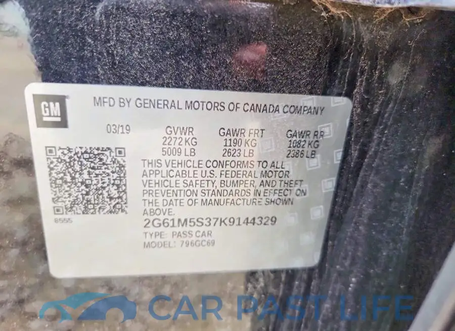 2G61M5S37K9144329# 12