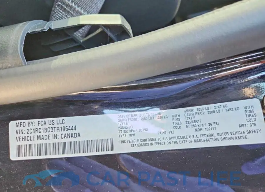 2C4RC1BG3TR196444# 13