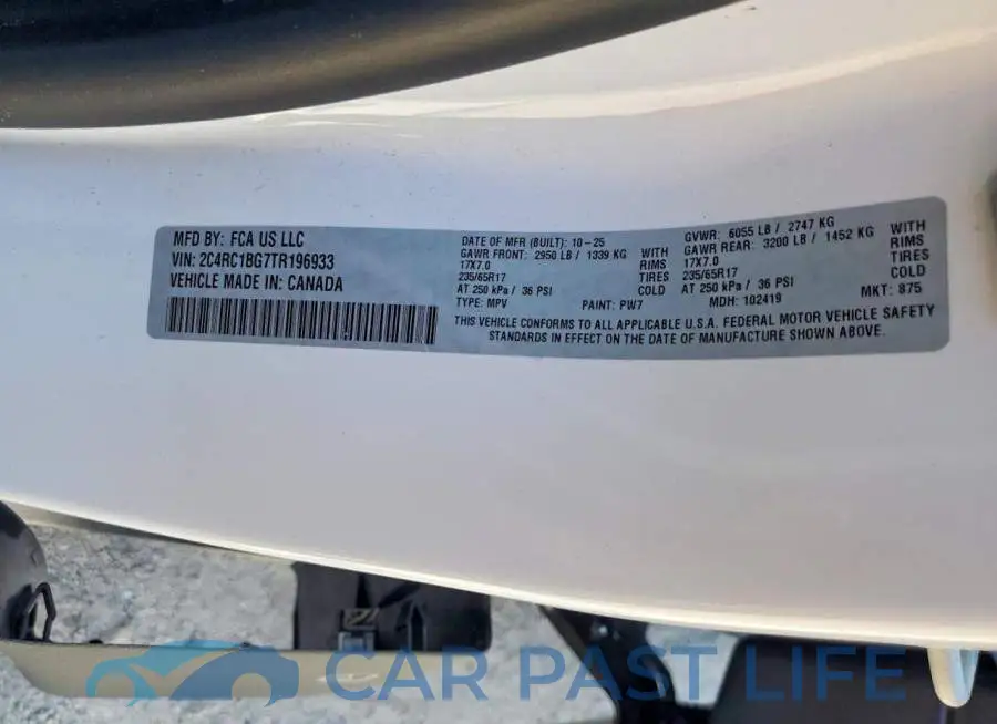 2C4RC1BG7TR196933# 13
