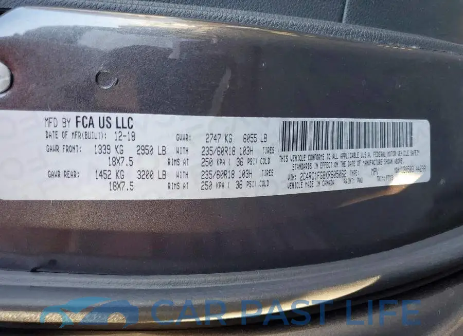 2C4RC1FG8KR605062# 13