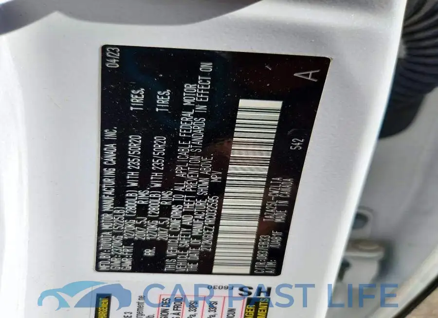 2T2KGCEZ1RC032595# 13