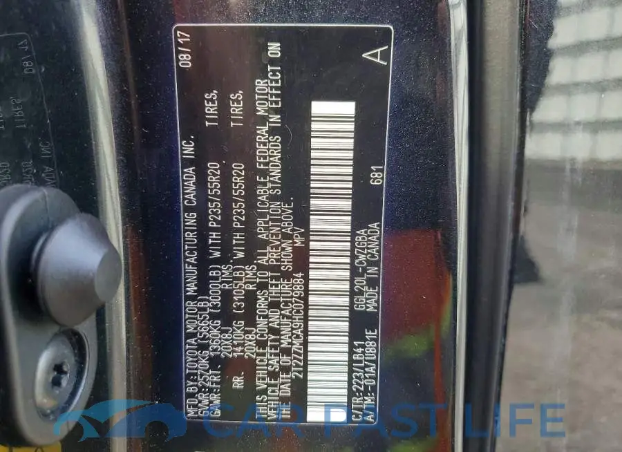 2T2ZZMCA9HC079884# 13