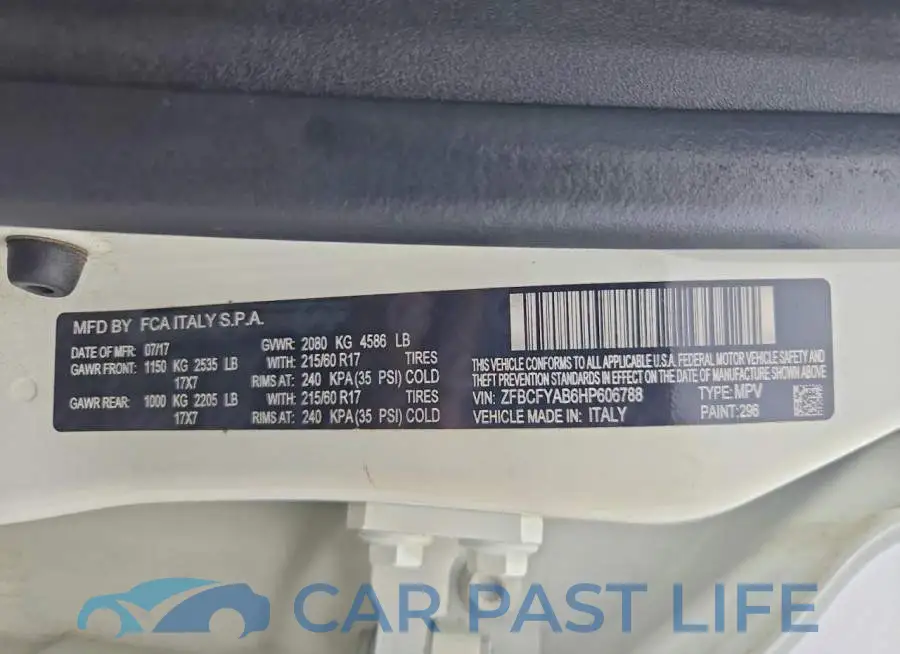ZFBCFYAB6HP606788# 13