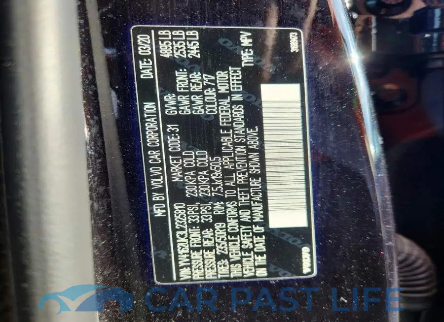 YV4162UK3L2325810# 14