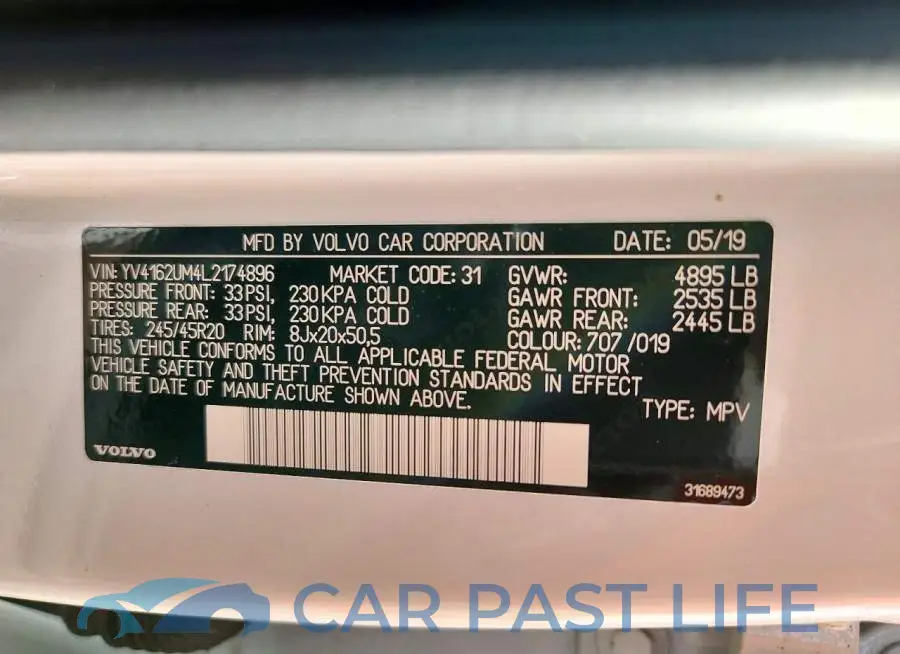 YV4162UM4L2174896# 14