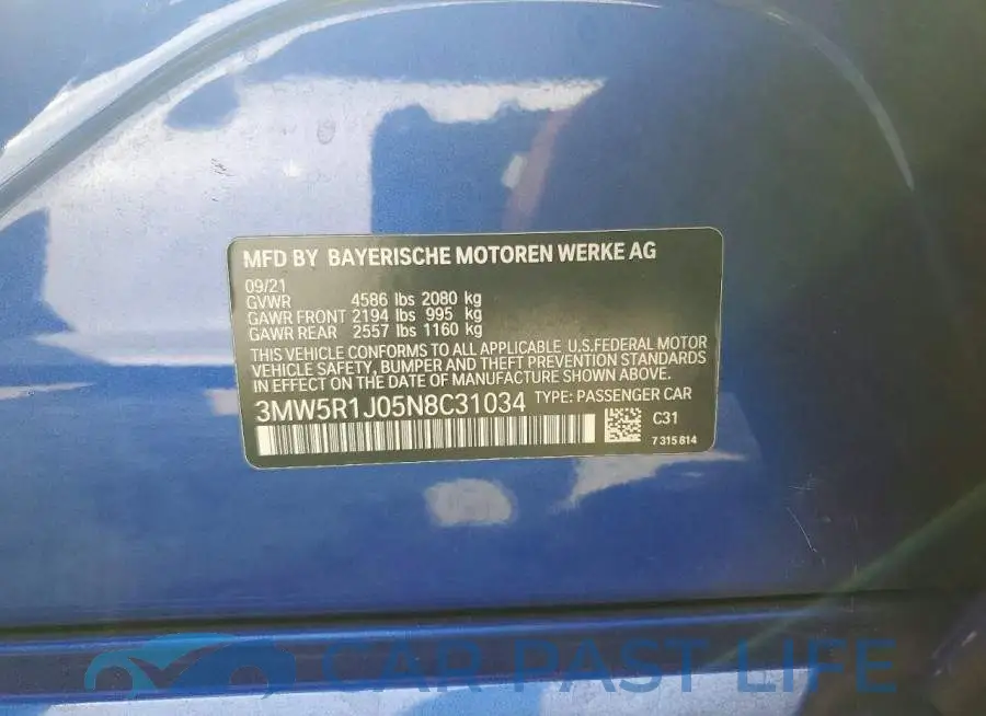 3MW5R1J05N8C31034# 13