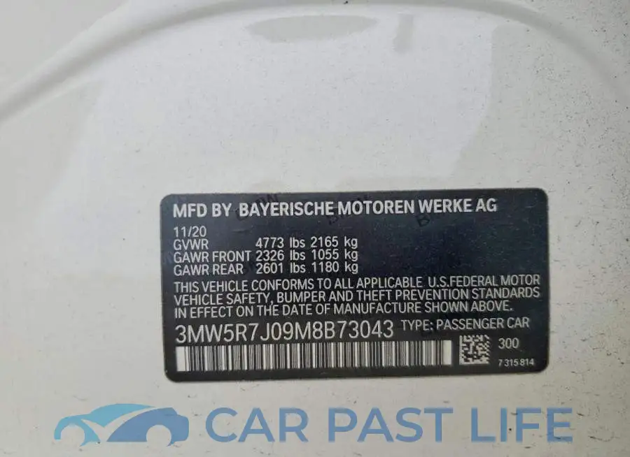 3MW5R7J09M8B73043# 12