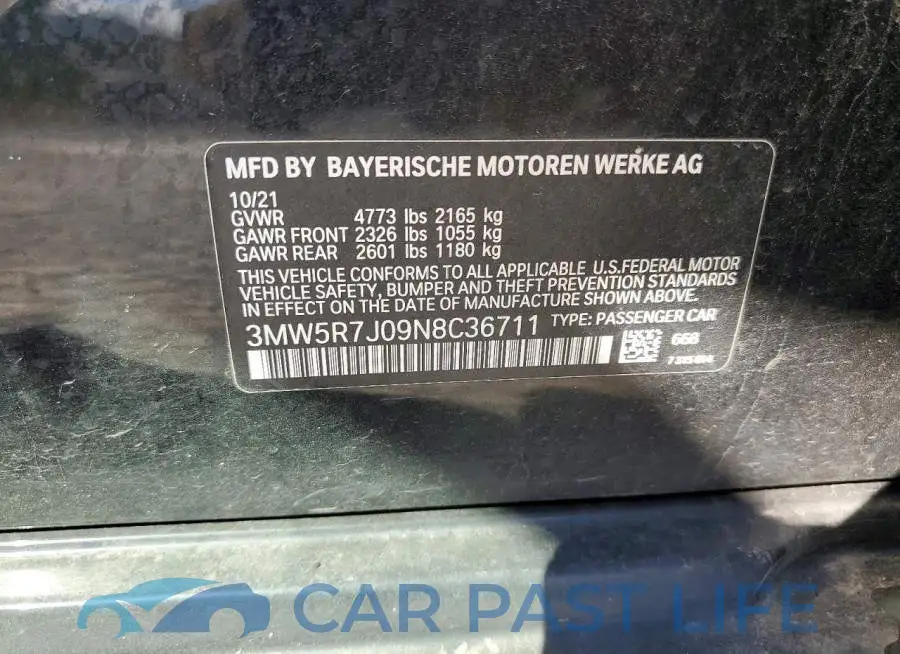 3MW5R7J09N8C36711# 12