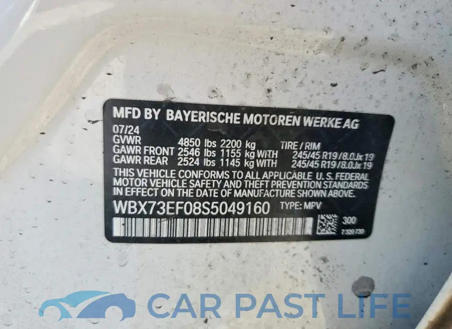 WBX73EF08S5049160# 13
