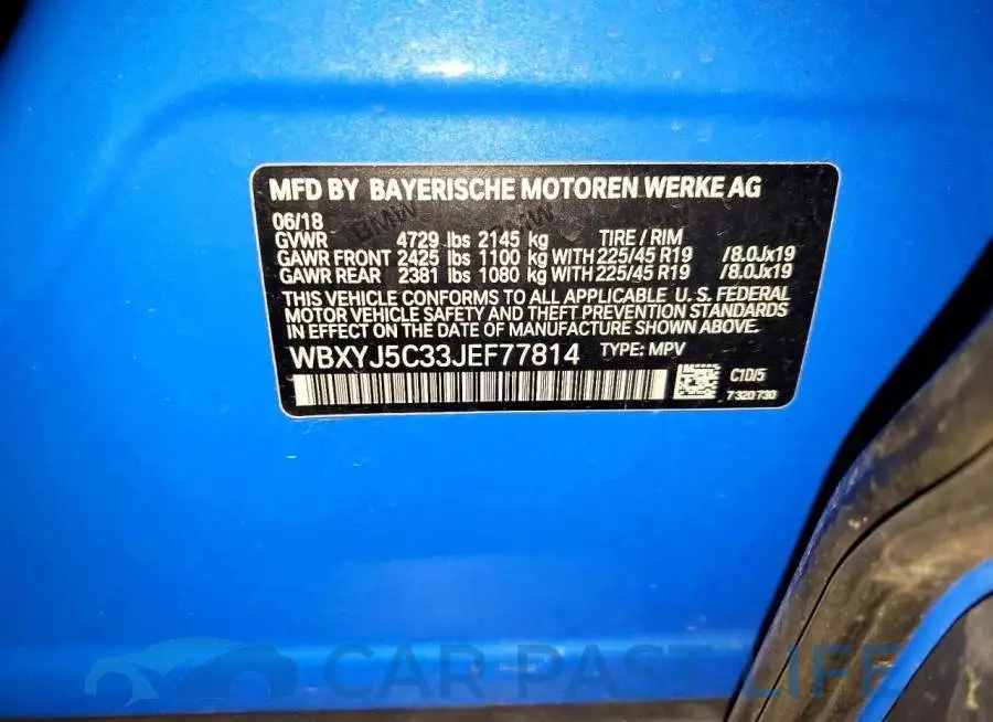 WBXYJ5C33JEF77814# 13