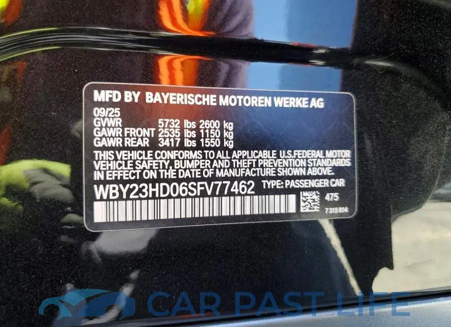WBY23HD06SFV77462# 12