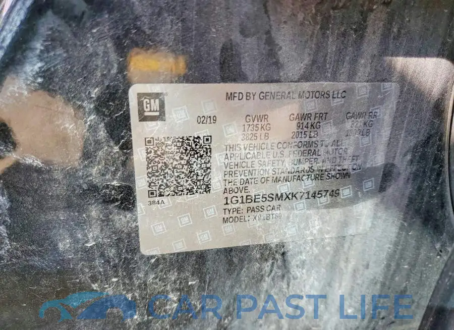 1G1BE5SMXK7145749# 13