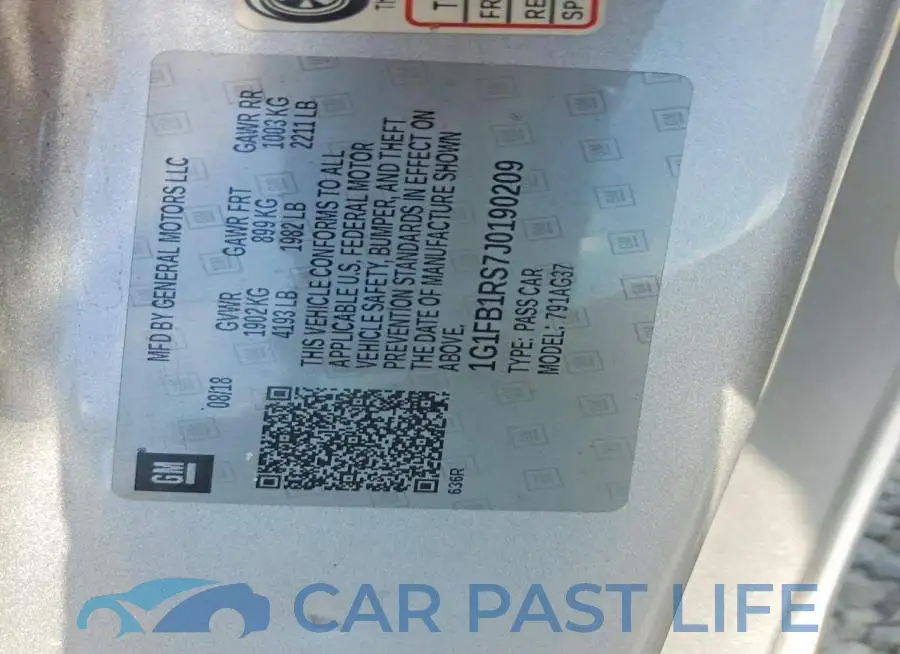 1G1FB1RS7J0190209# 12