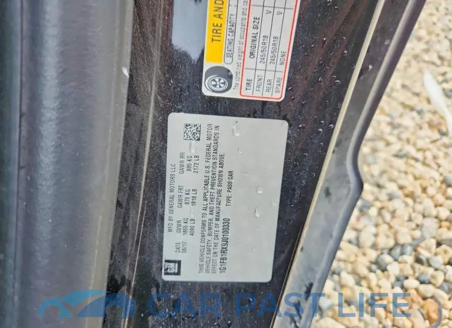 1G1FB1RX9J0100330# 12