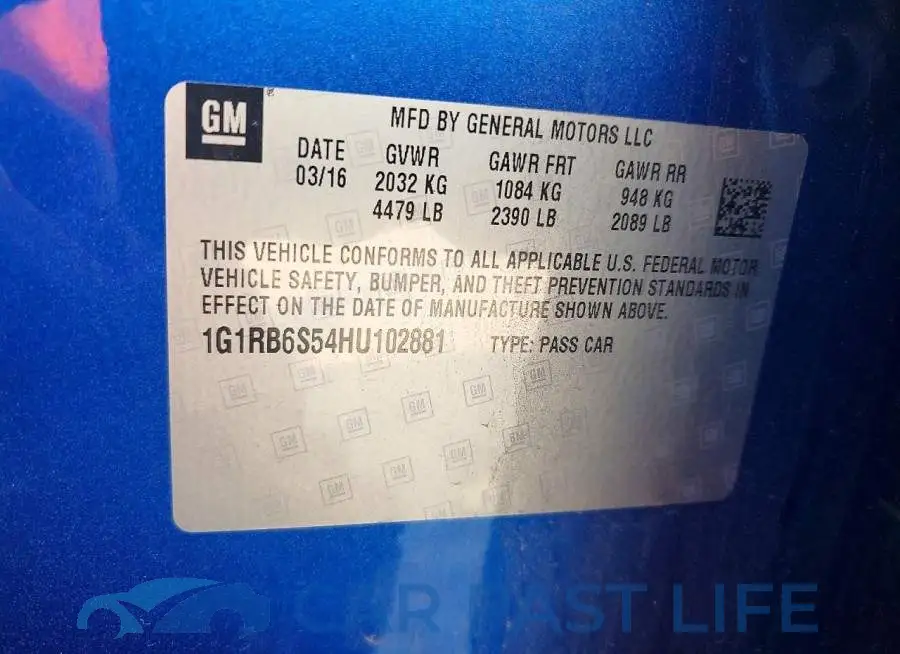 1G1RB6S54HU102881# 13