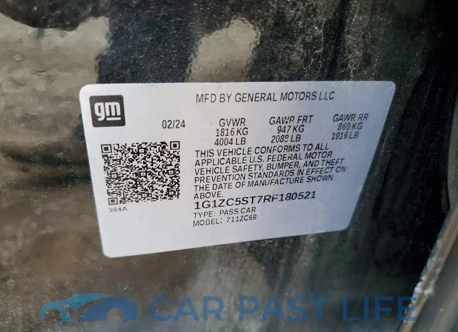1G1ZC5ST7RF180521# 13
