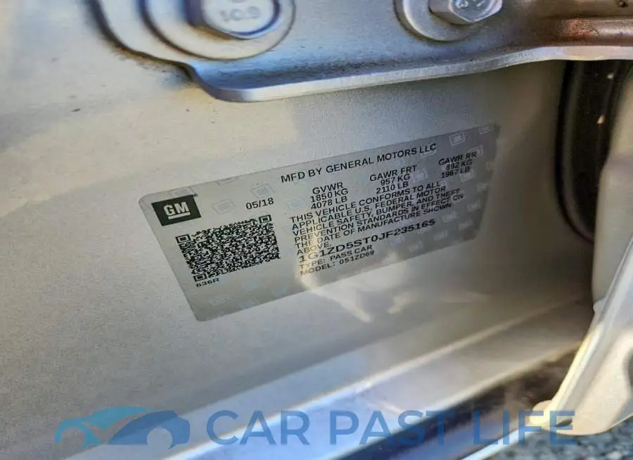 1G1ZD5ST0JF235165# 13