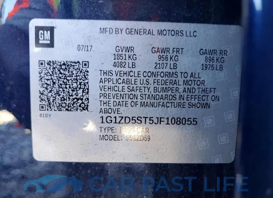 1G1ZD5ST5JF108055# 13