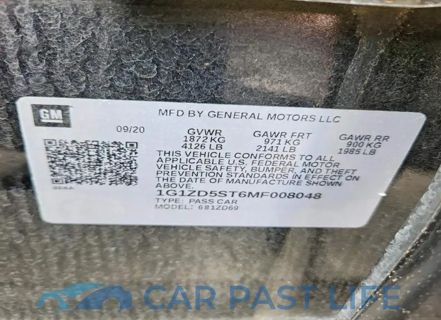1G1ZD5ST6MF008048# 12