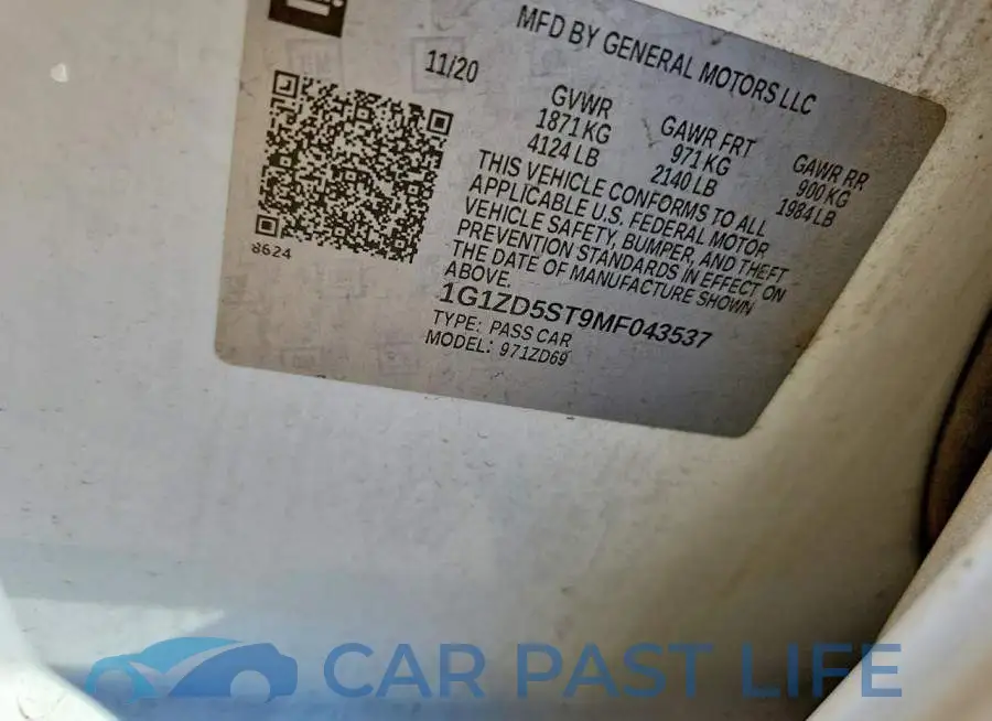 1G1ZD5ST9MF043537# 12