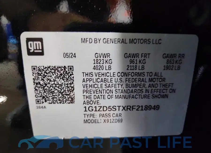 1G1ZD5STXRF218949# 12