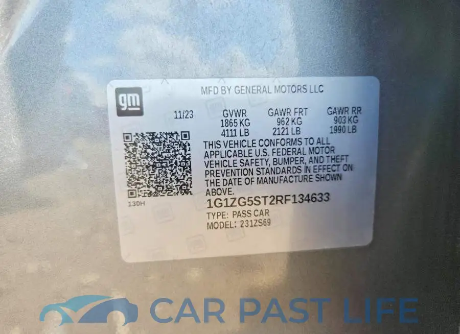 1G1ZG5ST2RF134633# 12