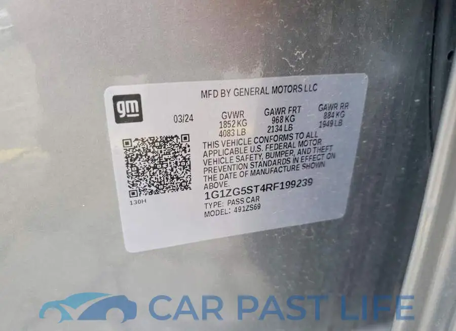 1G1ZG5ST4RF199239# 12