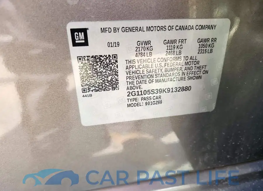 2G1105S39K9132880# 12
