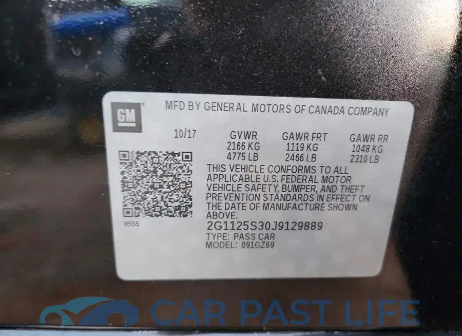 2G1125S30J9129889# 12