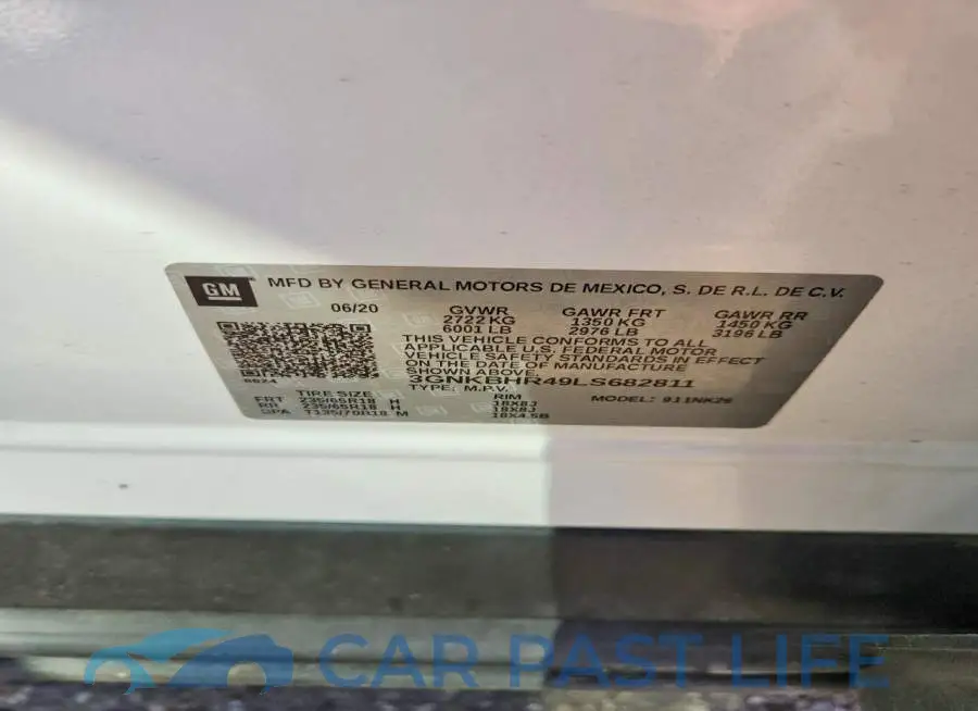 3GNKBHR49LS682811# 13