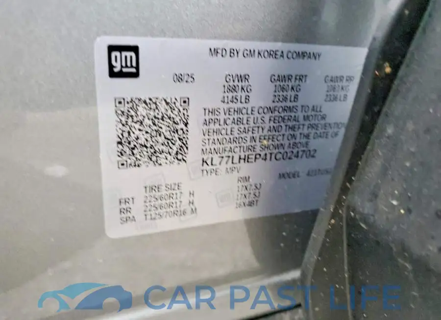 KL77LHEP4TC024702# 13