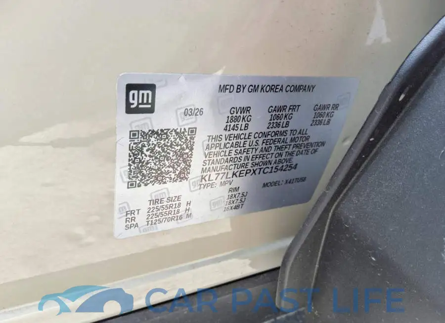 KL77LKEPXTC154254# 13