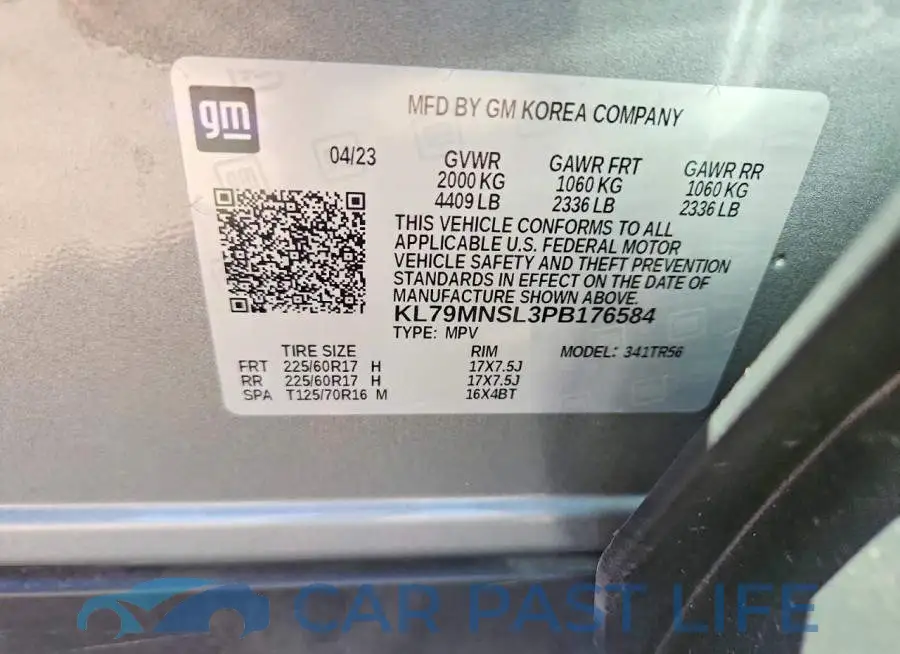 KL79MNSL3PB176584# 13
