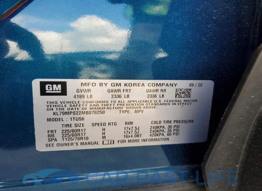 KL79MPS22MB076250# 13