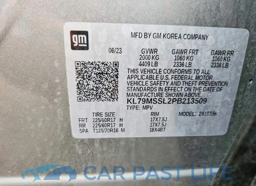 KL79MSSL2PB213509# 14