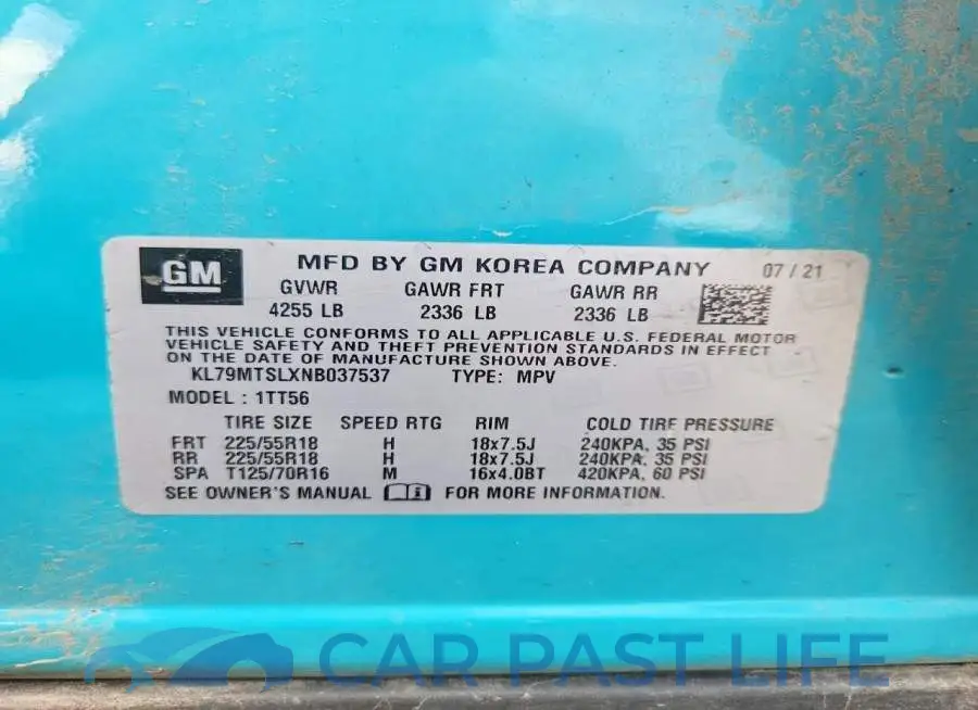 KL79MTSLXNB037537# 12