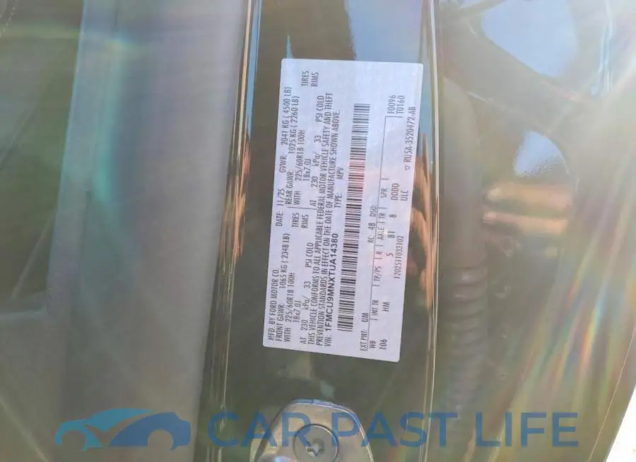 1FMCU9MNXTUA14380# 13