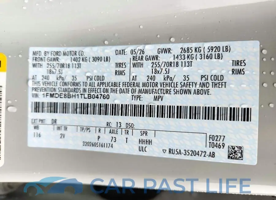 1FMDE8BH1TLB04760# 13