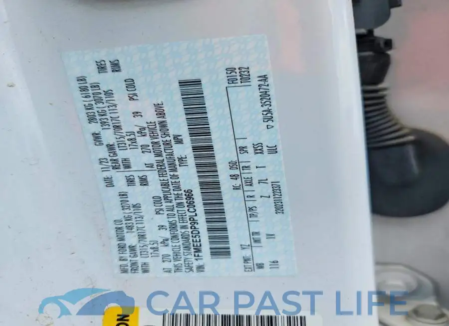 1FMEE5DP9PLC06966# 12