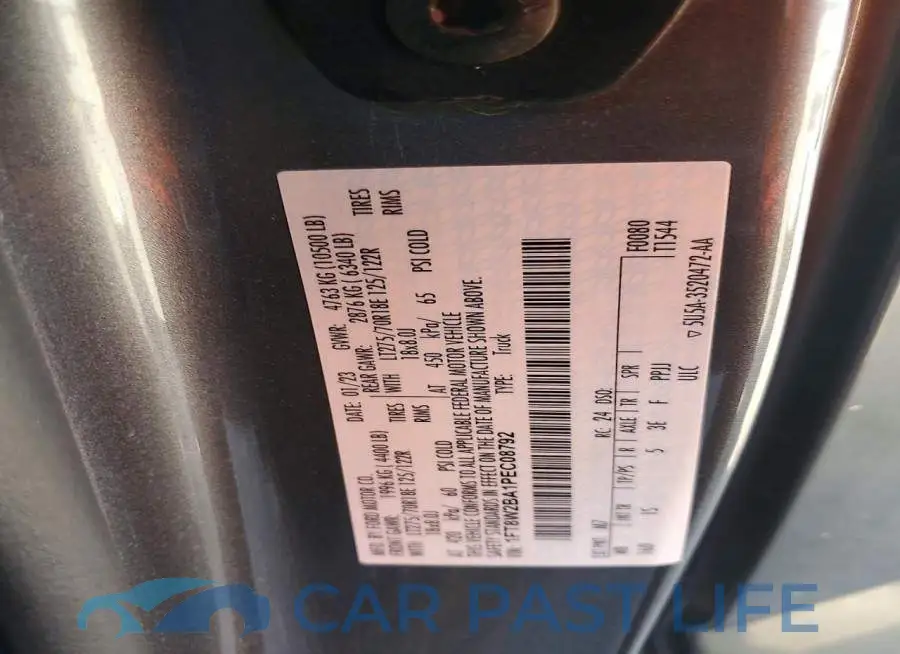 1FT8W2BA1PEC08792# 12