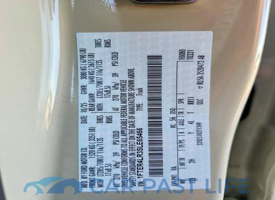 1FTER4LR3SLE65466# 13