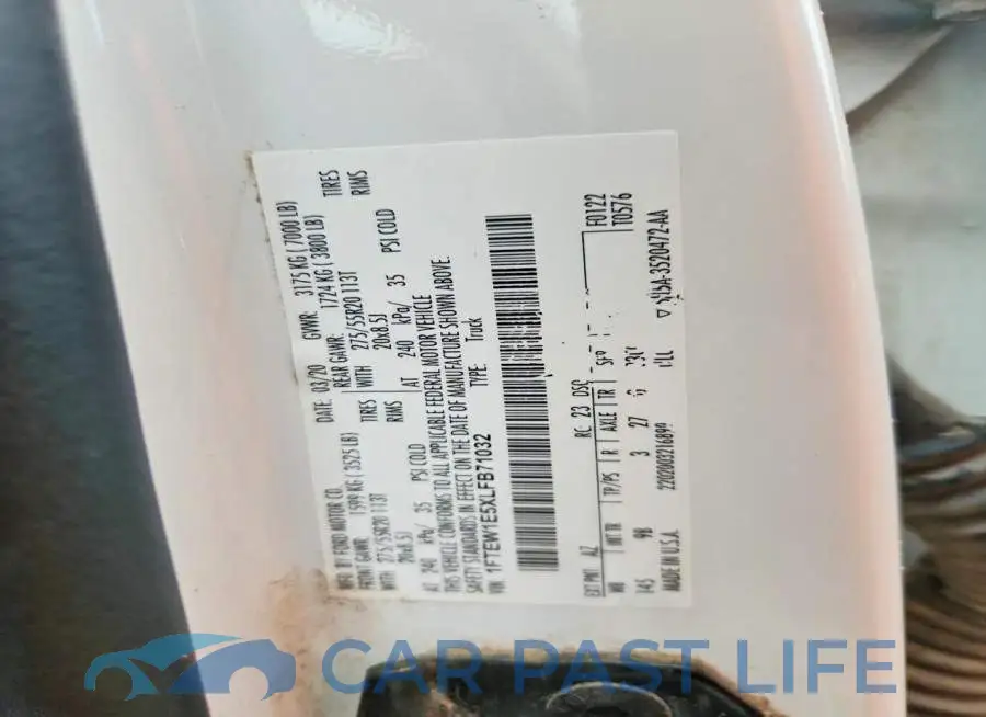 1FTEW1E5XLFB71032# 12