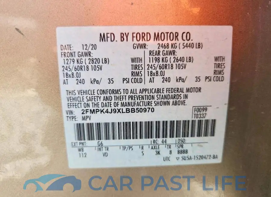 2FMPK4J9XLBB50970# 13