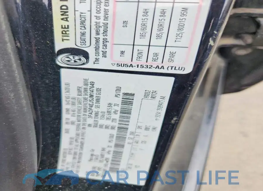 3FADP4EJ5JM147649# 12