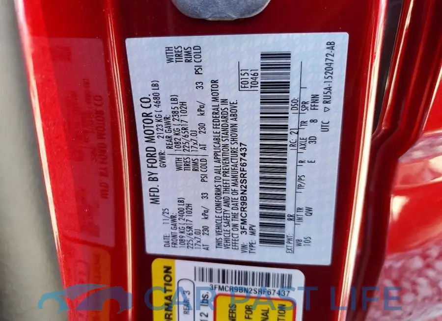 3FMCR9BN2SRF67437# 13