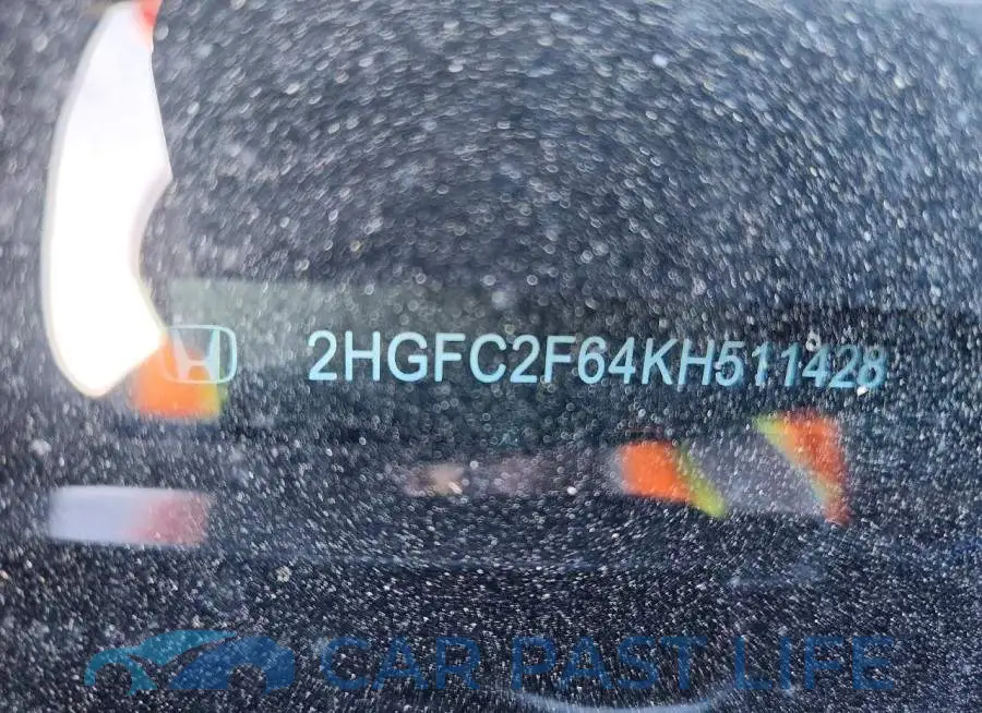 2HGFC2F64KH511428# 12