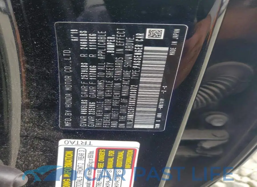 JHMZC5F1XKC003872# 12