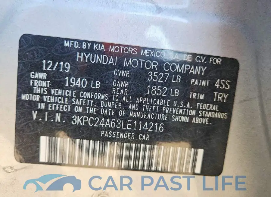 3KPC24A63LE114216# 12