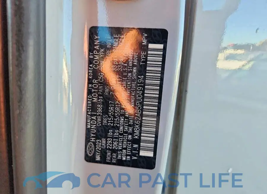 KM8K62AB5PU049194# 13