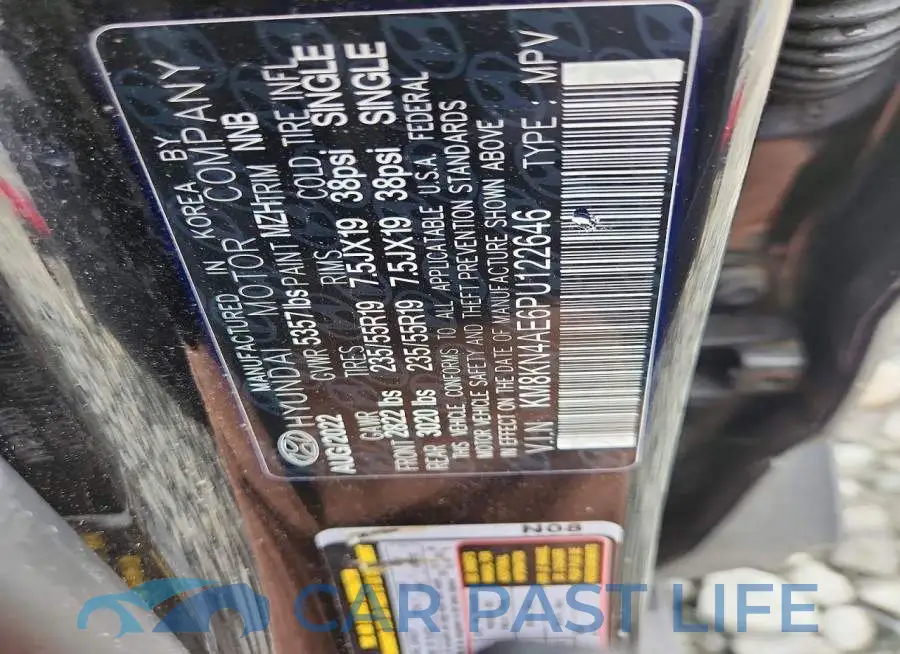 KM8KN4AE6PU122646# 13